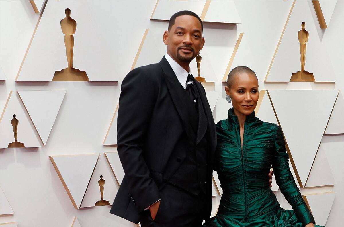 ¿Se está riendo?: Video capta supuesta reacción de Jada Pinkett Smith tras golpe a Chris Rock