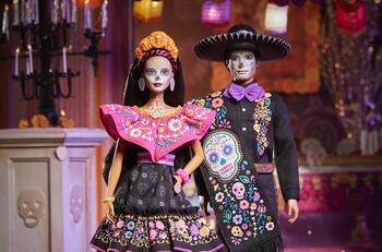 "Ken Catrín" se une a Barbie en la tercera edición especial de Día de Muertos