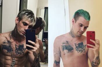 Cómo cambió físicamente Aaron Carter con sus adicciones