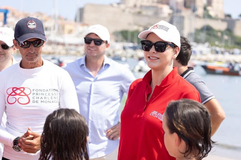 La Fundación Princesa Charlène de Mónaco organizó la 3a edición de los "Días de Seguridad Agua" en Calvi.