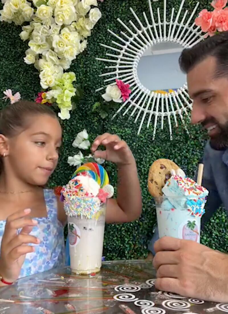 Toni Costa celebró el Día del Padre en compañía de Alaïa