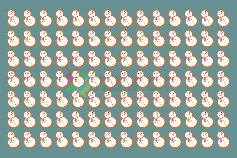 Test Visual Encuentra los muñecos de nueve diferentes en la lámina. - Créditos: Tiempox.com