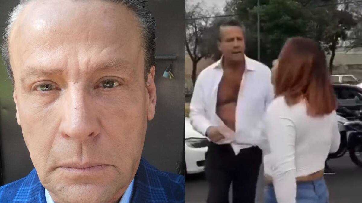 ¡Mujer y una niña involucradas!: Alfredo Adame es captado peleándose a golpes en plena calle