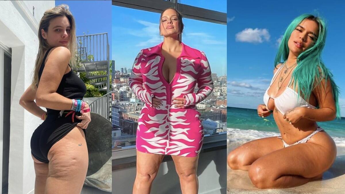 Lele Pons, Karol G y otras famosas que aceptan y abrazan su celulitis