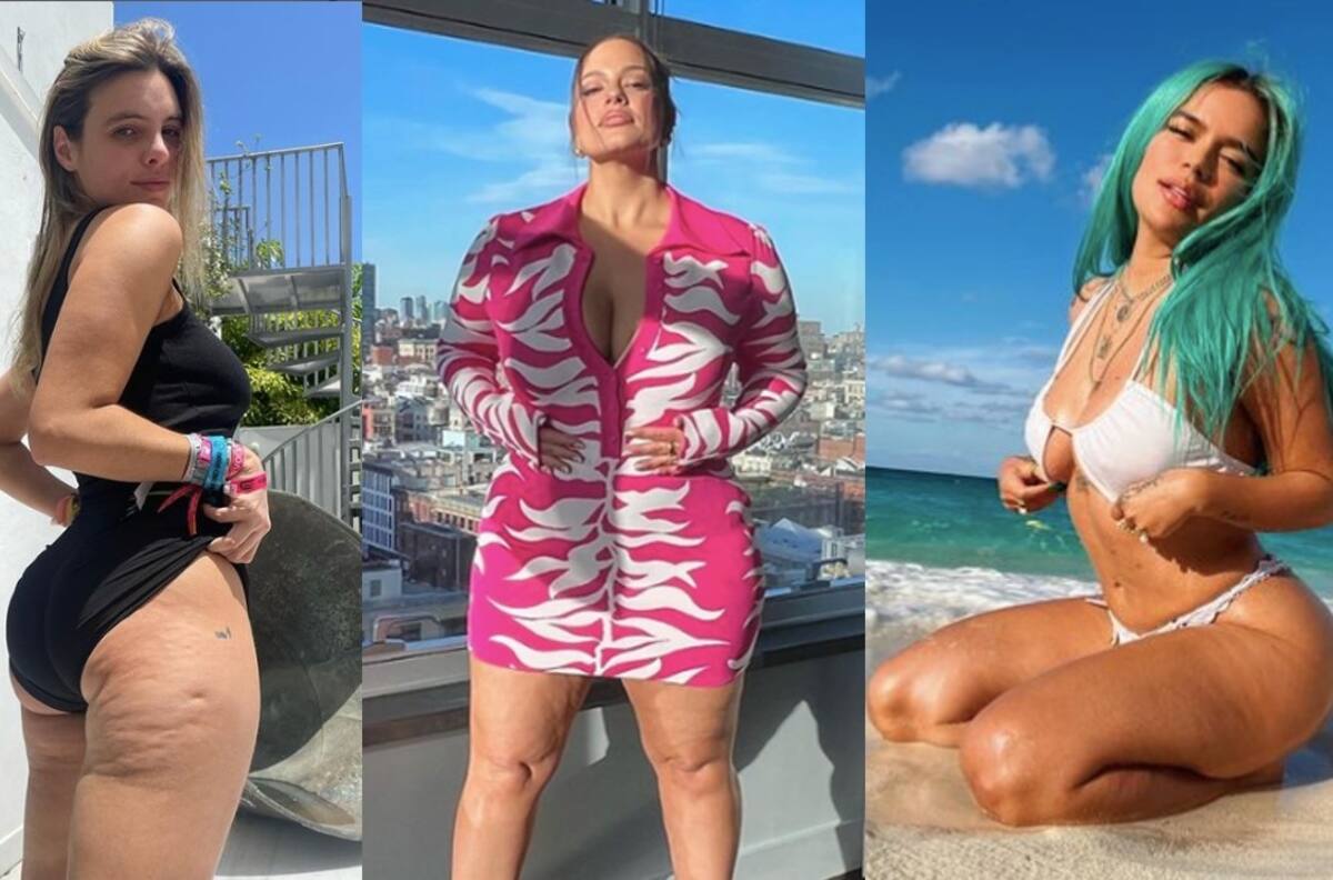 Lele Pons, Karol G y otras famosas que aceptan y abrazan su celulitis