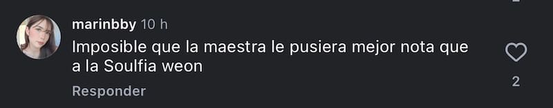 Y las duras críticas del público a Gala Cardirola.
Foto: Instagram