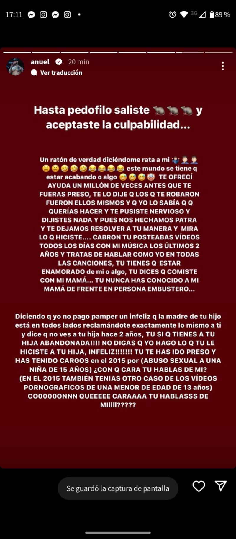 Guerra de declaraciones entre Anuel AA y Tekashi 6ix9ine