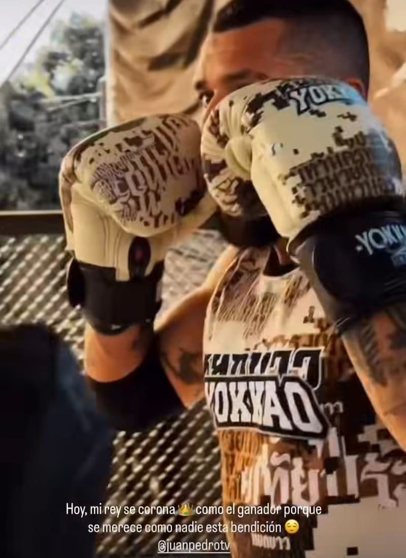 La cantante dedicó tierno mensaje a Juan Pedro Verdier.