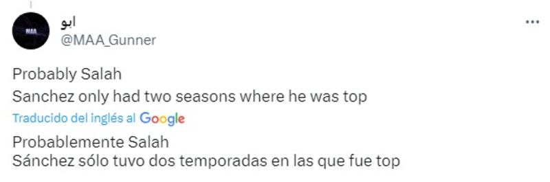Hinchas ingleses comentan en redes sociales sobre el nivel de Alexis Sánchez, Eden Hazard y Mohamed Salah.
