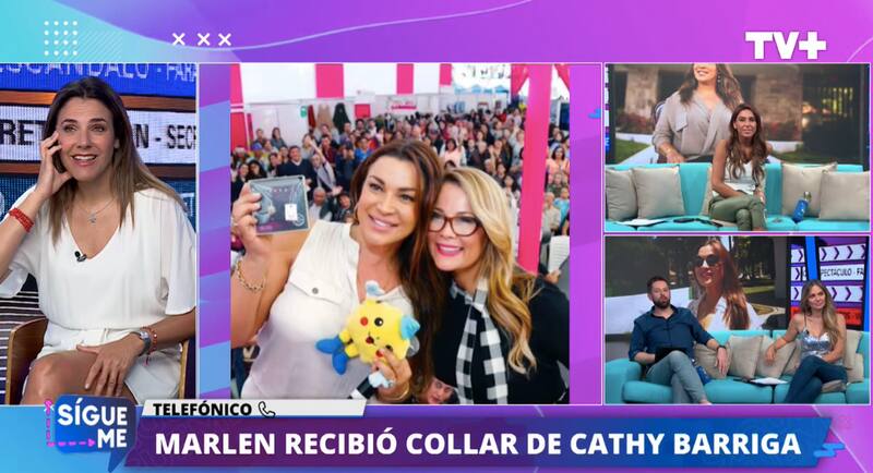 Marlen Olivari contó detalles de la joya que recibió por parte de Cathy Barriga en "Sígueme".