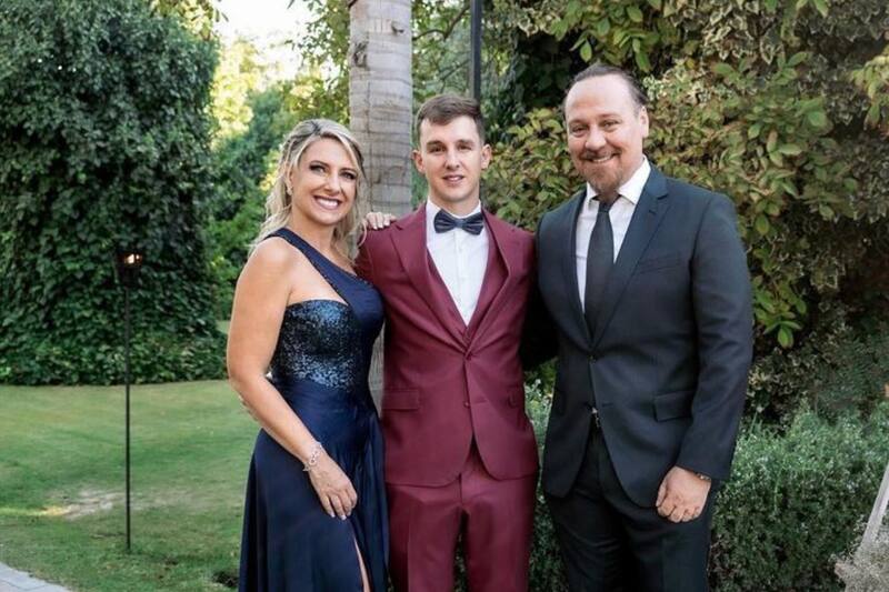 Alfredo Alonso El publicista le deseó el mejor de los éxitos al hijo de su pareja, Macarena Tondreau - Créditos: Instagram