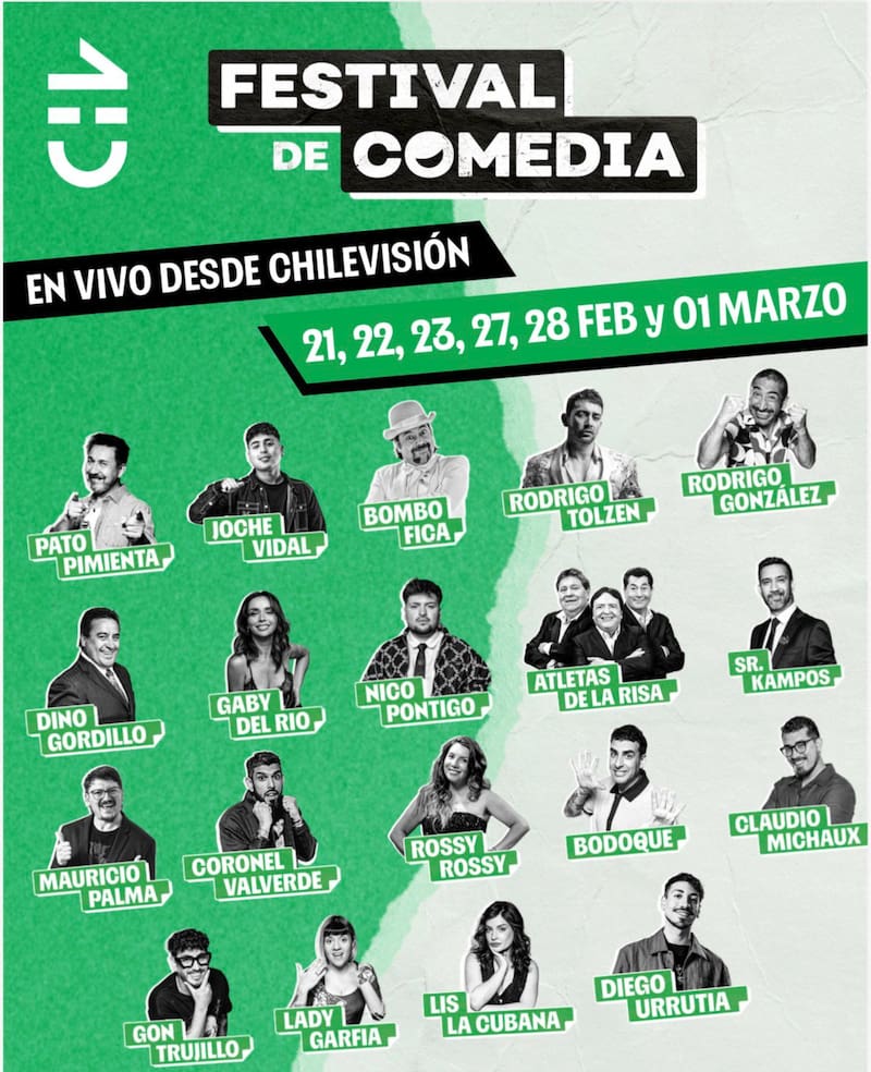 En CHV decidieron no competir la semana completa con Viña. Foto: Chilevisión