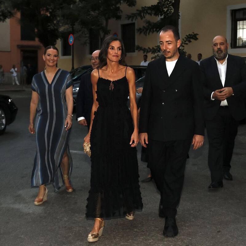 La monarca presidió la clausura del Festival de Cine de Atlántida.