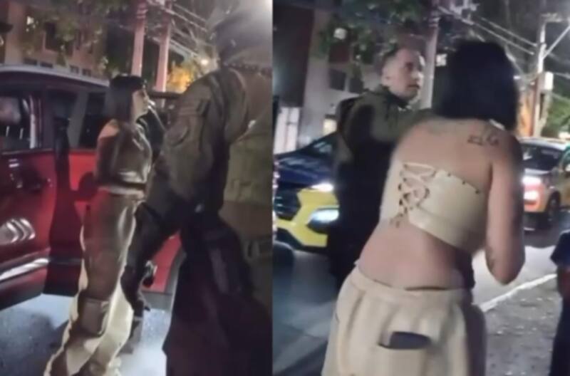 La cantante fue detenida el sábado 25 de octubre. (Créditos: Canal 13).