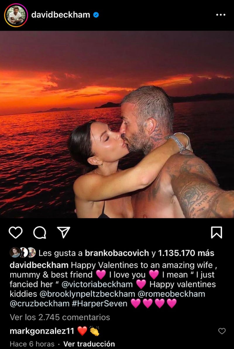 David y Victoria Beckham llevan 25 años casados.