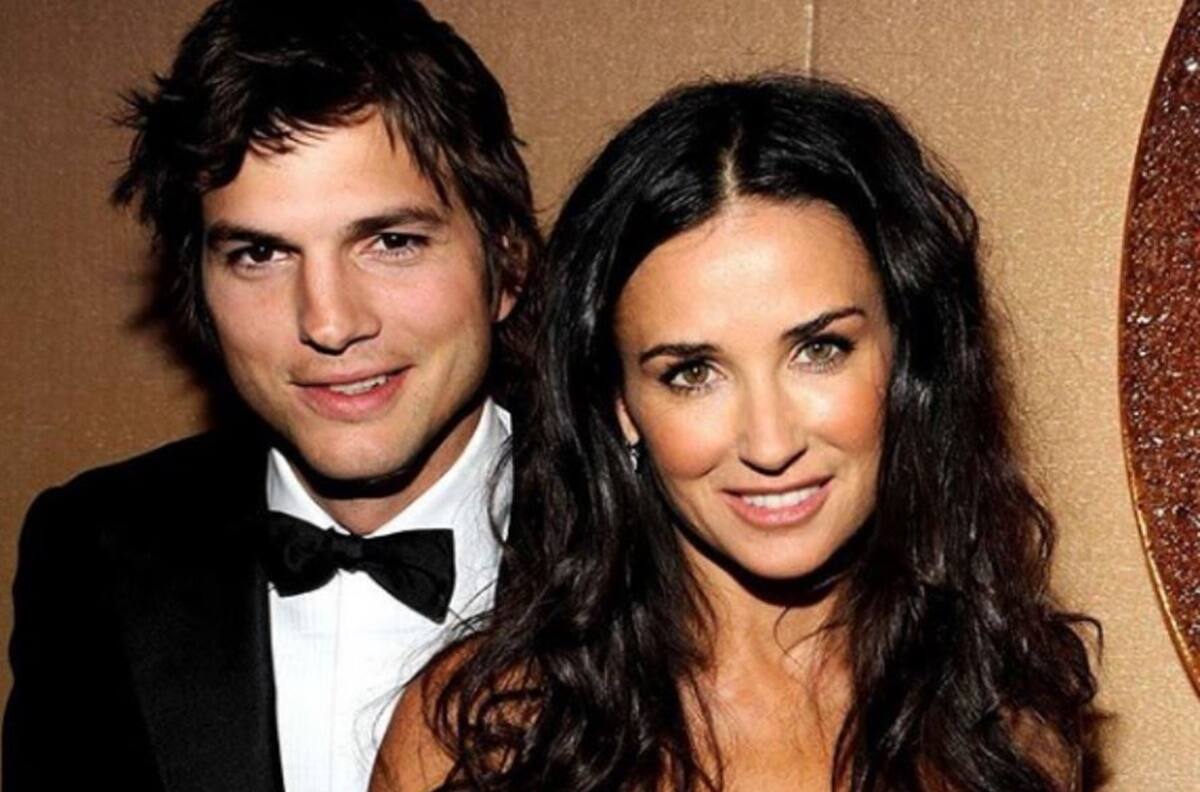 Ashton Kutcher habla de su matrimonio con Demi Moore y cómo fue criar a sus tres hijas a los 26 años