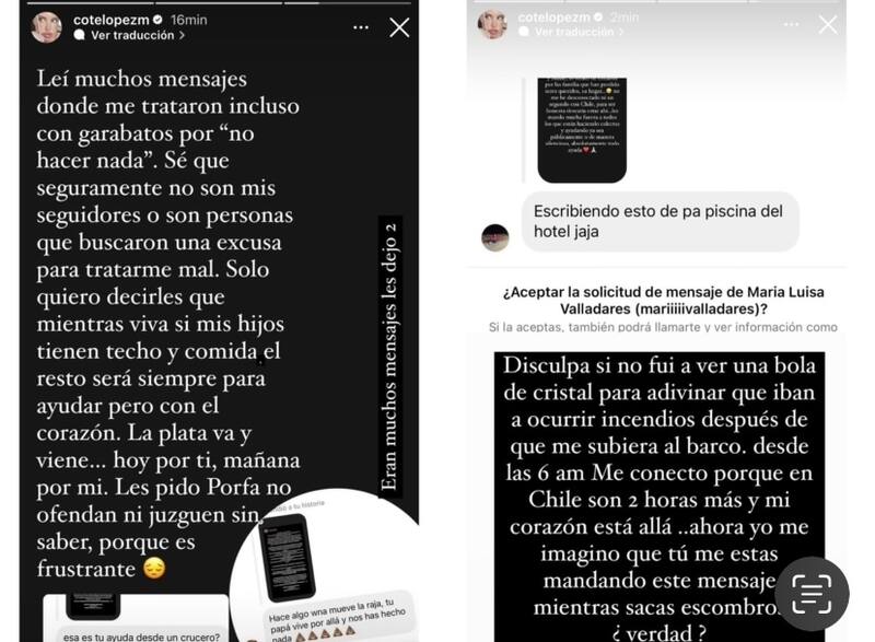 Coté López se defendió ante las críticas.