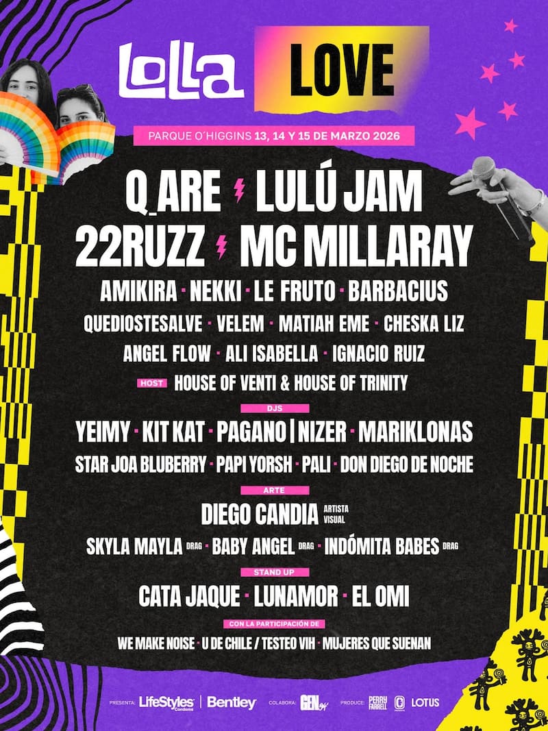 Anunció el line up de su segmento Lolla Love.