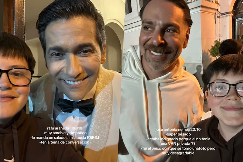 Evaluó mal a Neme y muy bien a Rafa Araneda. Foto: @Medioscl / @maxiibommm