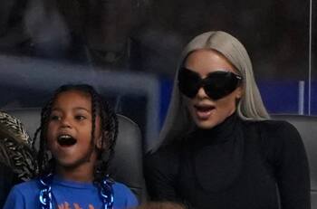 Kim Kardashian fue abucheada cuando estaba con su hijo Saint en partido de Los Rams
