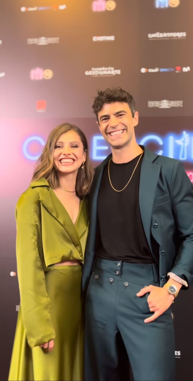 Octavia Bernasconi y Jorge Arecheta
Foto: Instagram @premioscaleuche