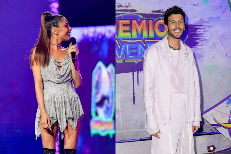 Tini y Sebastian Yatra Los looks más llamativos en los Premios Juventud - Créditos: Instagram
