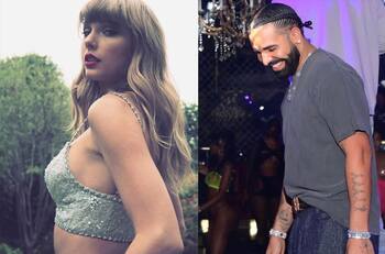 Drake parece atacar a Taylor Swift por su éxito con "Midnights"