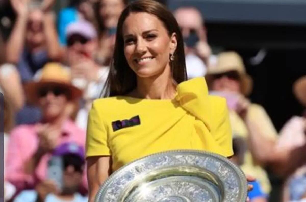Kate Middleton ve la final femenil de Wimbledon en el palco real donde también estuvo Tom Cruise