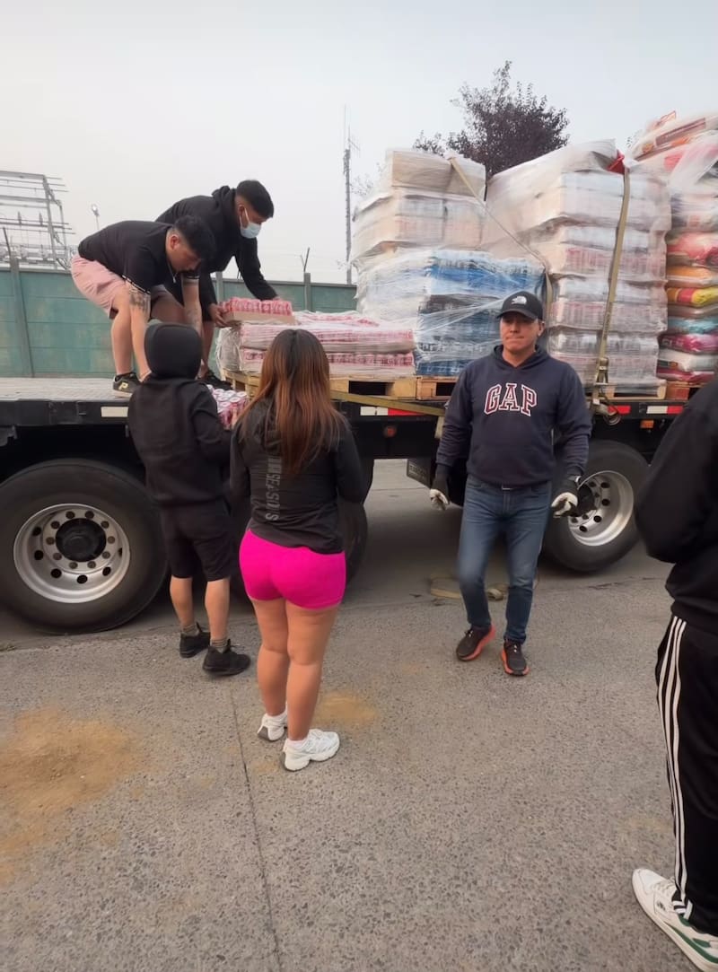 La influencer realizó millonaria ayuda por los incendios forestales en el sur de Chile.