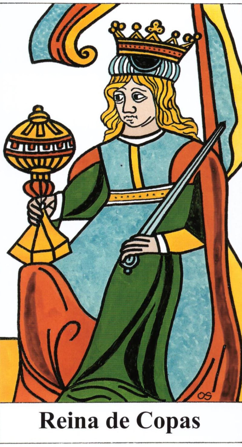 Reina de copas del Tarot de Marsella