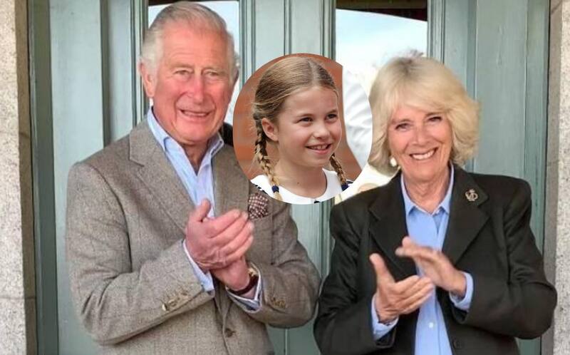 Realeza británica Rey Carlos y la reina consorte Camilla celebran el cumpleaños de la princesa Charlotte - Créditos: Captura