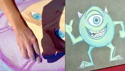 VIDEO: Joven dibuja afuera de los estudios de Pixar esperando que la contraten