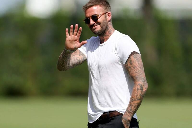 David Beckham ya espera a Lionel Messi. (Twitter)