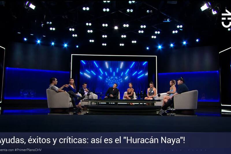 Los panelistas entrevistaron a Naya Fácil.
Foto: YouTube @chilevisión