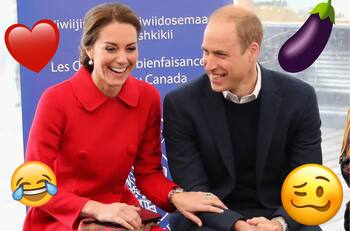 No es la corona: ¿Cuáles son los emojis más usados del príncipe William y Kate Middleton?