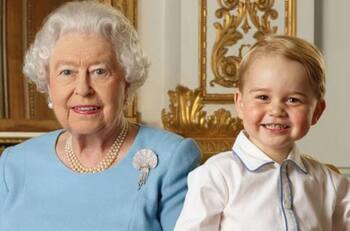 El príncipe George devastado en el funeral de la reina Isabel fue consolado por su tía abuela Sophie