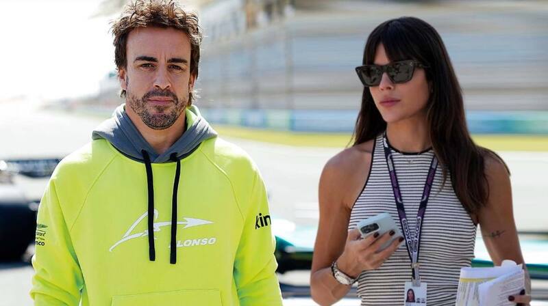 Fernando Alonso y Melissa Jiménez se conocieron en las pistas.