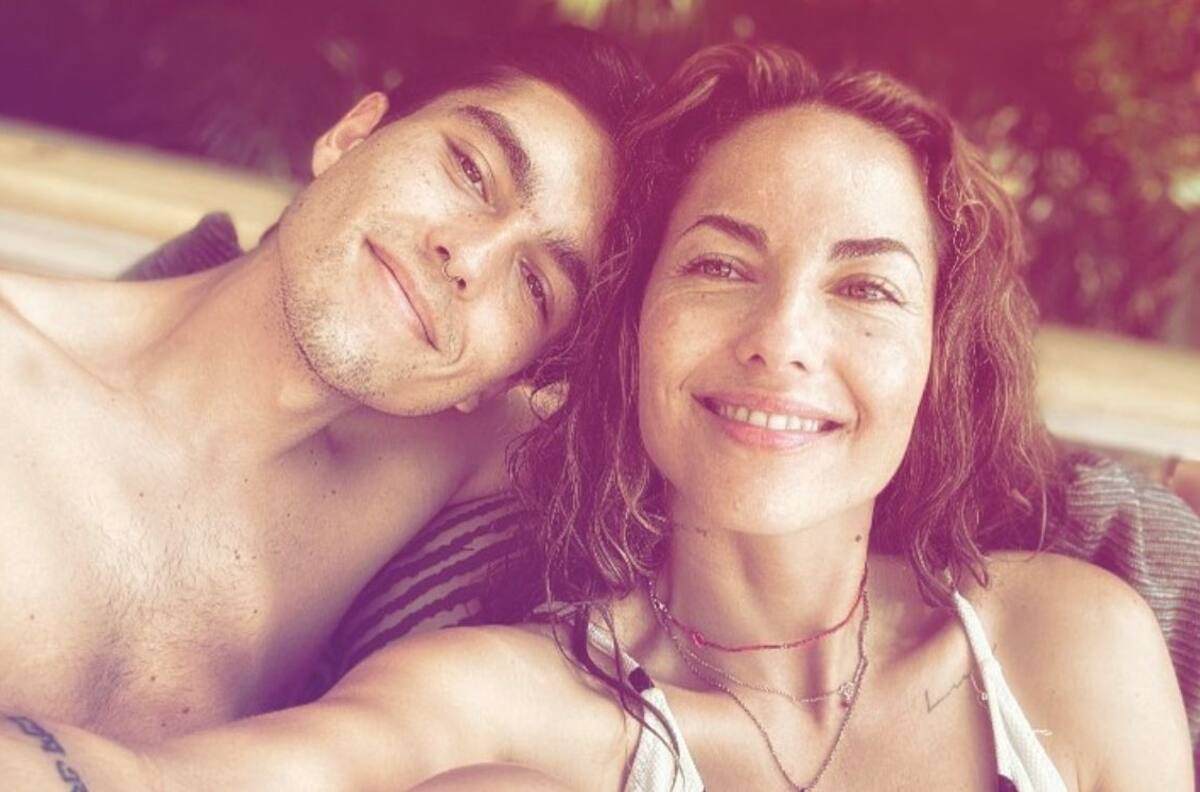 Bárbara Mori y Sergio Mayer Mori comparten momentos madre e hijo en Valencia, España