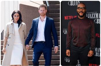 Tyler Perry le prestó su casa en EEUU a Meghan y el príncipe Harry porque lo conmovió su amor