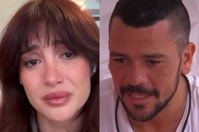 La pareja protagonizó un emotivo reencuentro por videollamada que generó opiniones divididas en la audiencia. Créditos: Captura de pantalla - Canal 13.