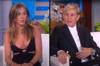 Jennifer Aniston recuerda su divorcio con Brad Pitt en el último show de Ellen DeGeneres