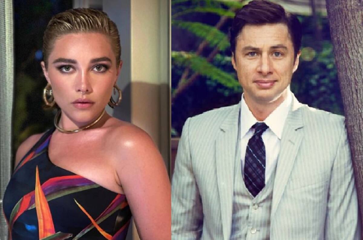 Nuevo quiebre en Hollywood: Florence Pugh y Zach Braff terminaron su relación en secreto
