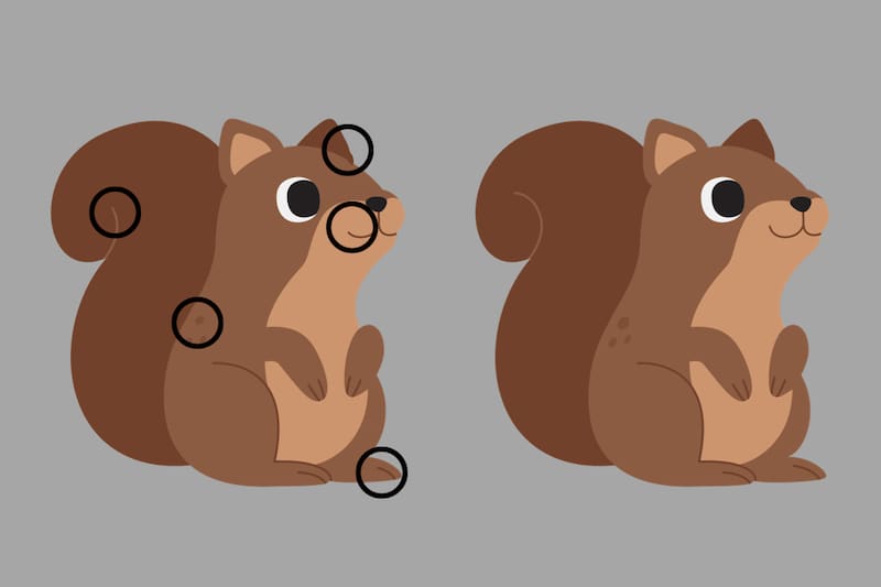 ¡Aquí estaban las diferencias!