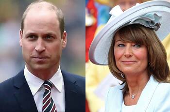 Cómo se lleva el príncipe William con su suegra Carole Middleton