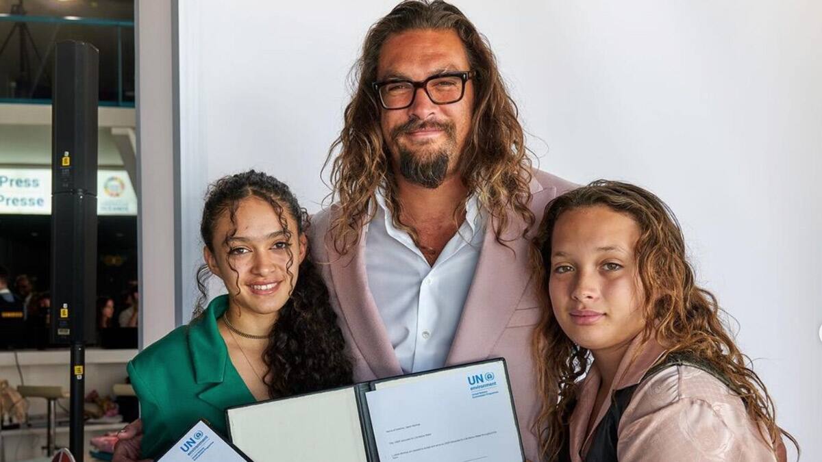 VIDEO: Jason Momoa comparte tierno clip en donde su hija le enseña a bailar
