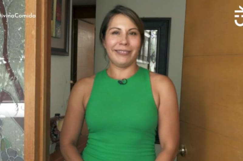 Marilyn Pérez La periodista agasajó a sus comensales con ricos platos. - Créditos: Chilevisión