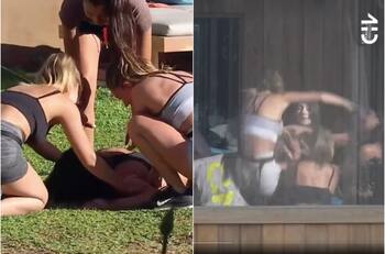 “¿Estás Bien?”: Así fueron las fuertes caídas que sufrieron Scarlette Gálvez y Alessia Traverso en “Gran Hermano” Chile