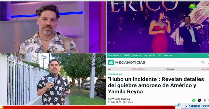 El periodista reveló detalles del audio de la pelea entre Yamila Reyna y Américo.