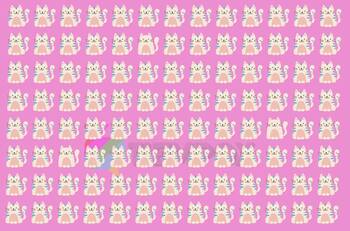 Test Visual: ¡Encuentra los tres gatos diferentes en el menor tiempo posible!