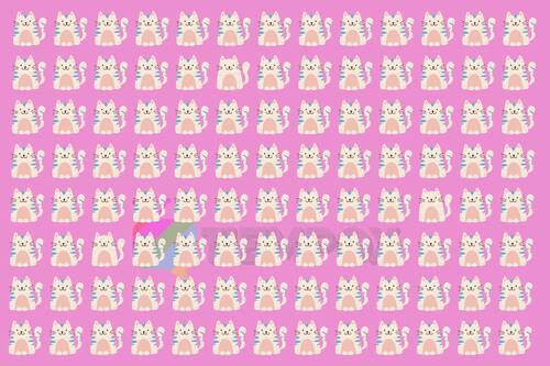 Test Visual: ¡Encuentra los tres gatos diferentes en el menor tiempo posible!